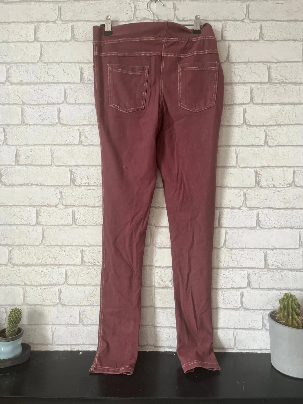 Legging bordeaux Women Only – Taille 40 – photo 2